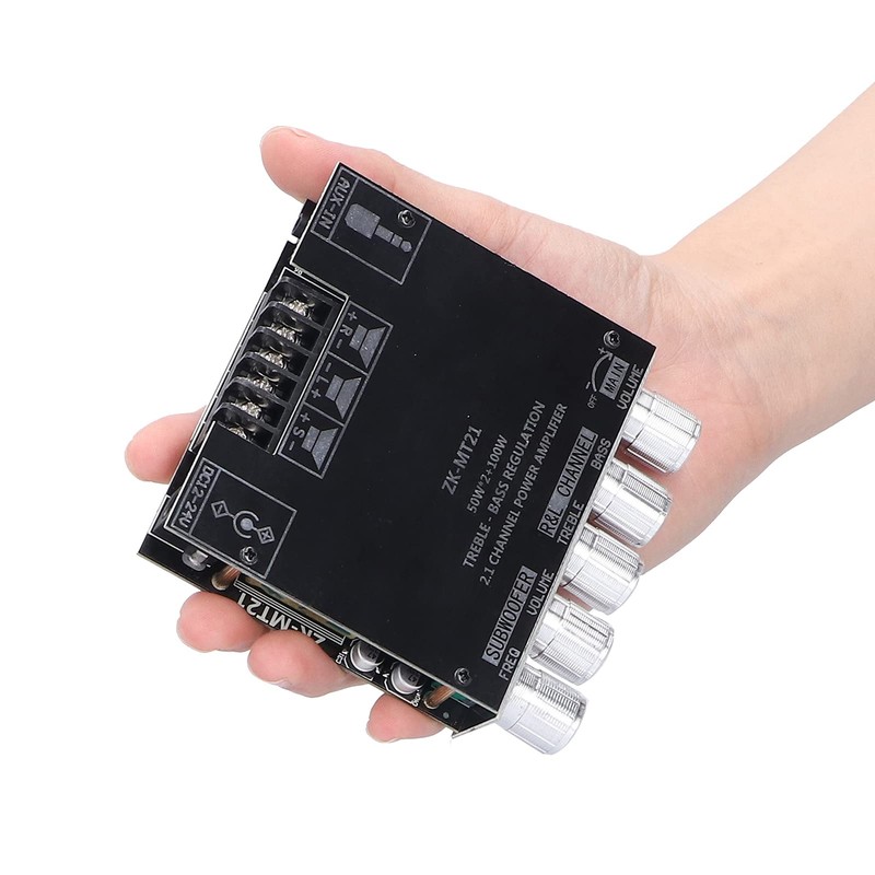 Eujgoov 2.1 Channel Bluetooth Amplifier Board Digital Audio Amplifier for
