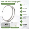 17W LED Ceiling Lights,1100lm Super Bright LED Ceiling Lights,10in Dimmable