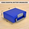 FULLCASE Battery Storage Organizer Holder Holds 72 AA AAA Batteries,