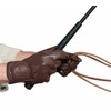 AMKA Leather driving gloves, carriage gloves with reinforcements for the