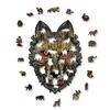 Aniwood Animal-Shaped Wooden Puzzle, Lid Punched with Full-Sized Profile of