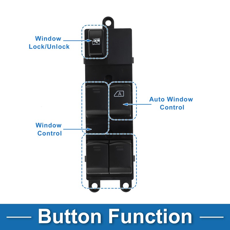 A ABSOPRO Power Window Switch Front Right Driver Side Window