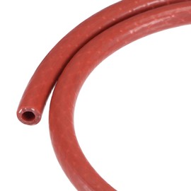 MECCANIXITY Silicone Vacuum Tubing Heater Hose 1/4" ID 3.3ft 101psi 392F Red Reinforced High Temperature for Engine
