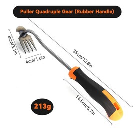 AEUZWR Gardening Hand Weed Remover, Weed Remover Device, Gardening Hand Weed Cutter, Garden Tool, Weed Remover Device, Joint Scraper with Handle
