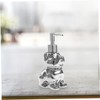 WOONEKY Ceramic Dog Shape Lotion Dispenser 280ml Refillable Pump Bottle
