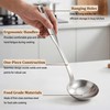 TeamFar Stainless Steel Cooking Utensils Set, 4 Pieces Kitchen Utensils