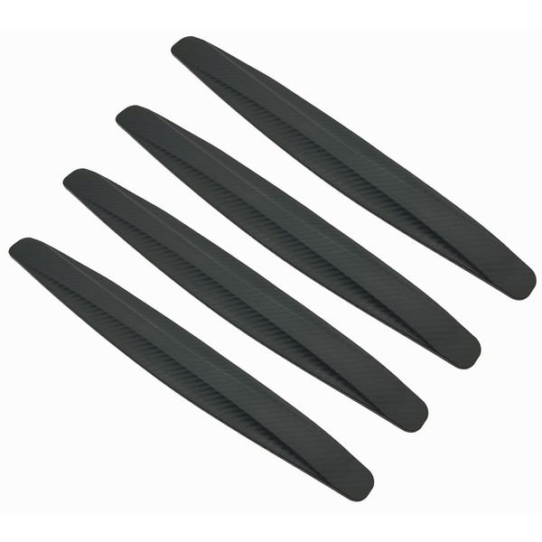 4 Pack Car Bumper Guard,Universal Rubber Bumper Protector,Front and Rear