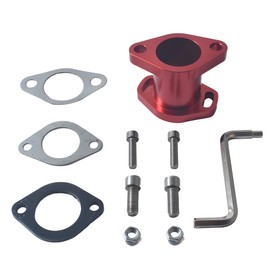 Racing Intake Pipe Inlet Manifold Gasket Screw fit for Predator 301cc 420cc 13hp 15hp Engine Mini Bike & Go Kart Red