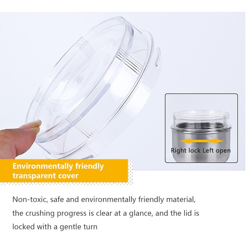 Grinder Household Mini Stainless Steel Electric Pulverizer Four Edged Blade