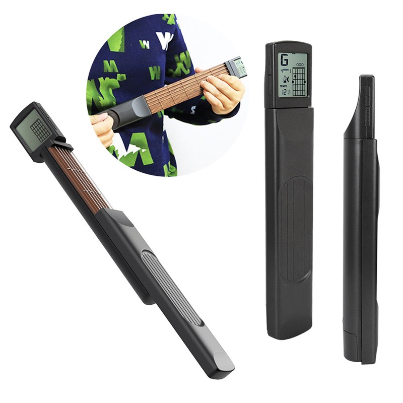 Mini 6 Fret Guitar Practice Tool Chord Trainer with Rotatable