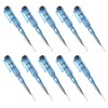 10 Pcs Voltage Tester Pen, AC 100-500V Electric Tester Pen
