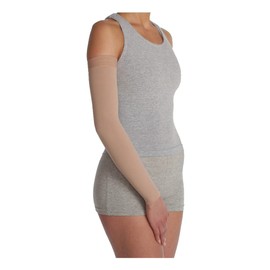Juzo Soft 2001 20-30mmhg Max Armsleeve with Silicone Top Band for Women,Beige,6 (VI) MAX