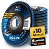 Abrasive Flap Disc Zircon Slanted K80 125 mm