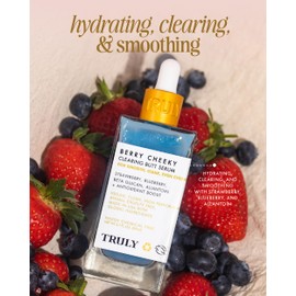 Truly Beauty Berry Cheeky Clearing Butt Serum Butt Acne Clearing Treatment - Body Acne Treatment For Bacne - Butt Acne Cream Serum - Thighs and Bum Acne Treatment - 3.1 OZ