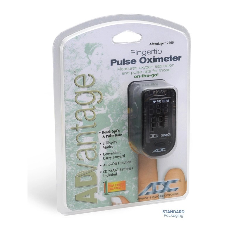 ADC Digital Fingertip Pulse Oximeter (US Only)