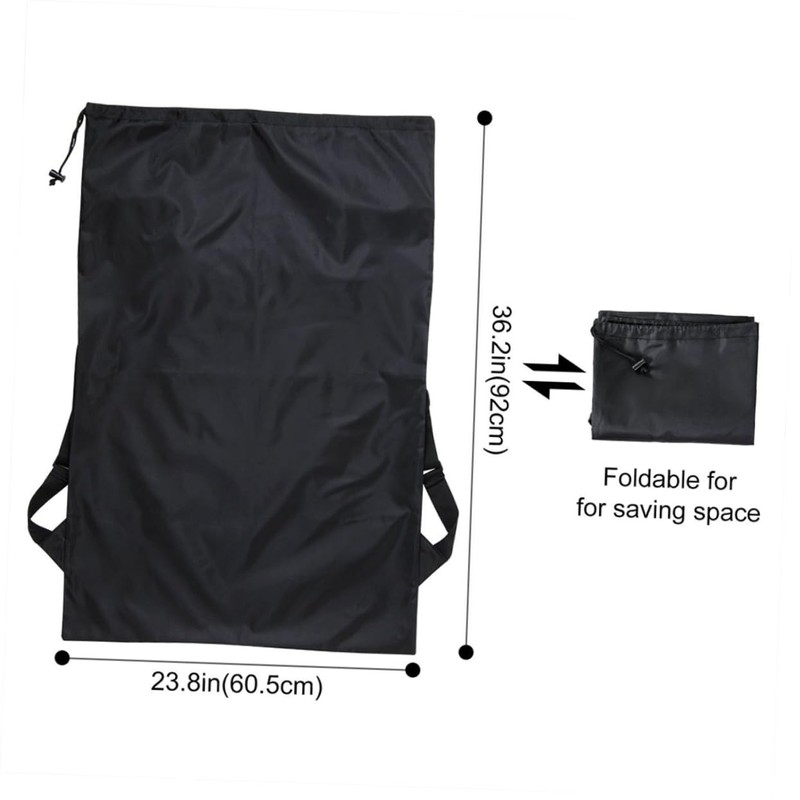 ABOOFAN Heavy Duty Polyester Laundry Storage Bag Large Clothes Organizer
