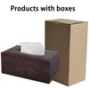 XNONE Taschentuchbox-Abdeckung, PU-Leder, rechteckiger Taschentuch-Organizer, Serviettenspender für Zuhause, Büro, Restaurant,
