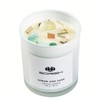 OakVault Organic Soy Scented Candles With Crystals - Flavors: Juniper