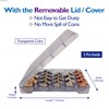 Flidnozi Coin Sorter Coin Counter Tray, 2pcs Mini Coin Holder