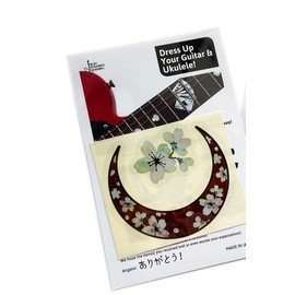 Sakura (cherry blossom) Rosette/size-S/For Ukulele Inlay Stickers Decals