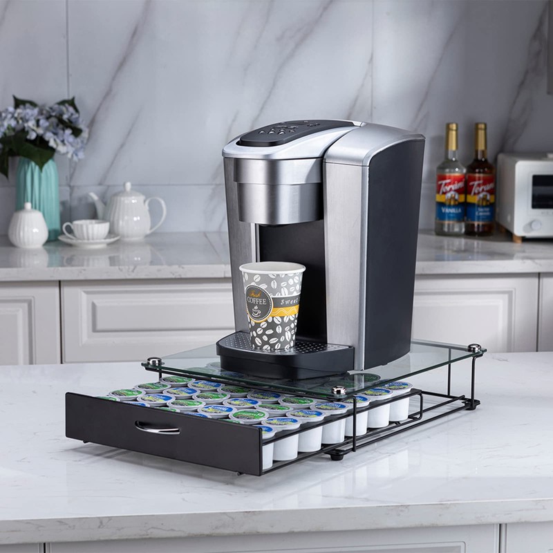 Rice rat Coffee Pod Holder for Keurig Pods Glass Top