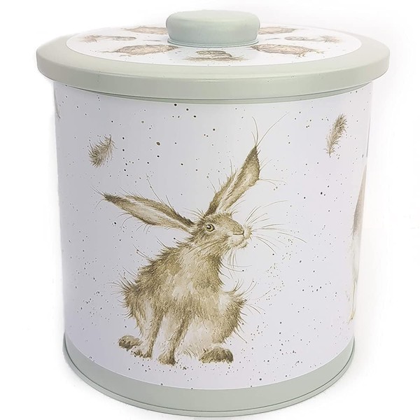 Wrendale Designs by Hannah Dale - Country Animal Green Biscuit Barrel - 160mm x 155mm