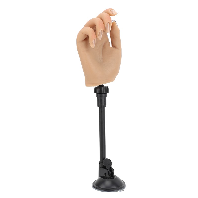 Nail Training Practice Hand Professional Bendable Silicone Female Mannequin Hand