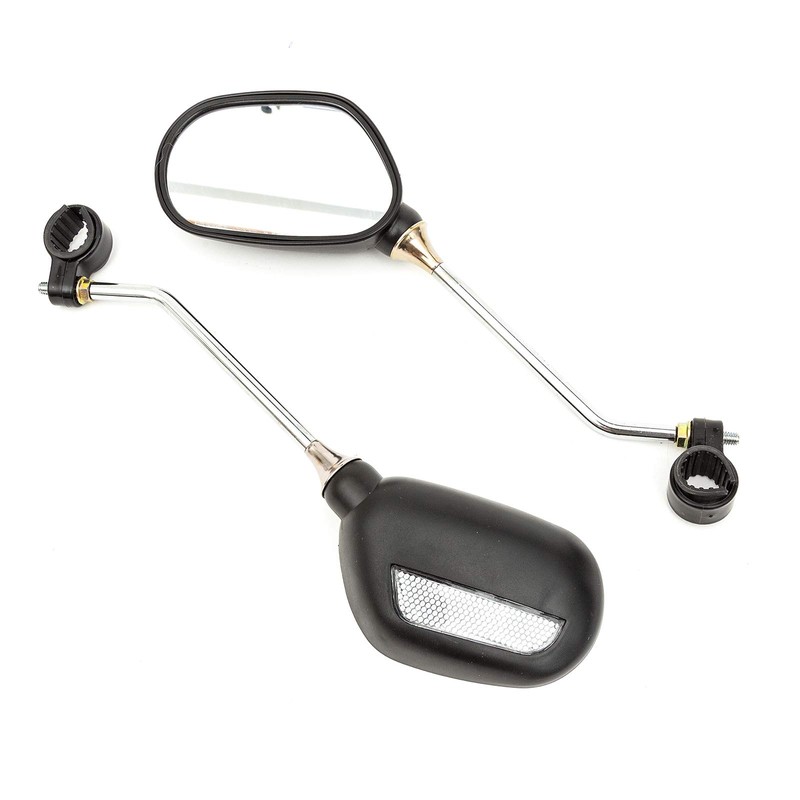 Universal Rear View Handlebar Adjustable Mirrors & Reflector Mobility Scooter