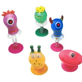 Henbrandt 12 Monster Jump-Ups 4-5cm (6 Assorted Colours)
