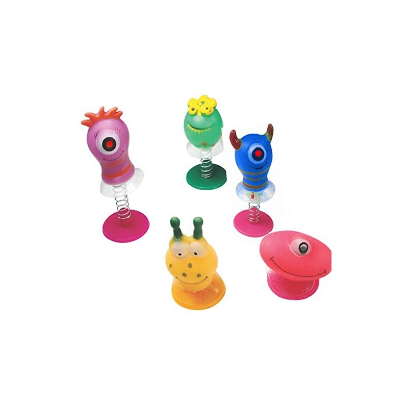 Henbrandt 12 Monster Jump-Ups 4-5cm (6 Assorted Colours)