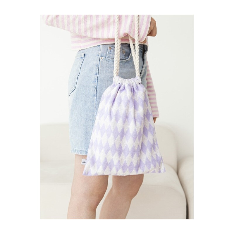 Terry String Pouch Large / Terry String Pouch Large