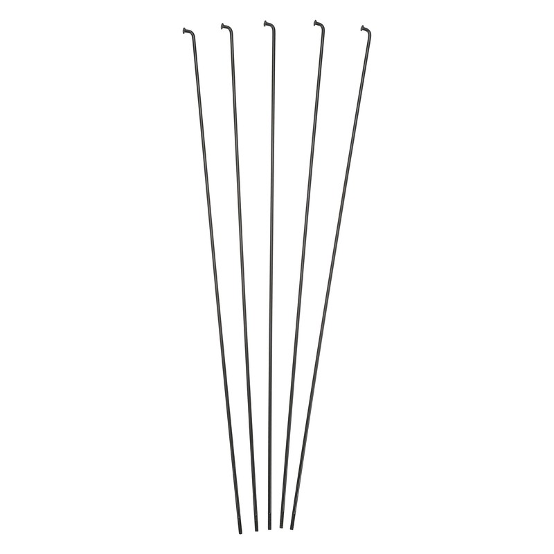 QUARKZMAN 12 Pcs 14G J Curve 286mm Spokes with Nipples