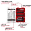 Original Einhell M-Case 39-Piece Impact-Resistant Accessory Set (25 Mm bits,