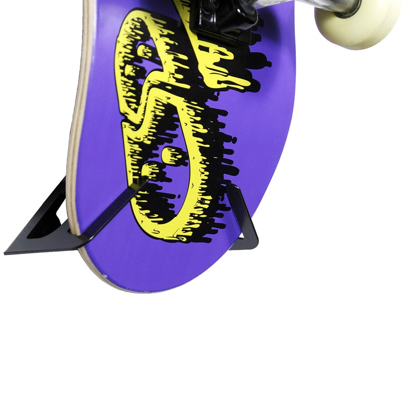 MEOLLO Vertical and Horizontal Stand Hanger for Skateboard (100% Steel)