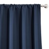 LEMOMO Navy Blue Blackout Curtains/38 x 63 Inch/Set of 2