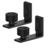 2 Pcs Adjustable Wall Door Floor Guides Bottom Sliding Door