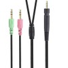 umvowuxa Audio Cable for GSP600 Headset Series Computer Durable (Black/2M)