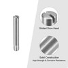 sourcing map 10Pcs M3 x 20mm Slotted Cylindrical Pin 304