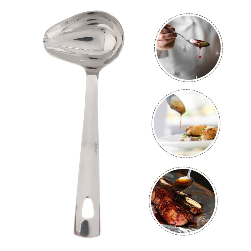 FUNOMOCYA 1pc Drizzle Spoon Sauce Spoon for Baking and Decorating