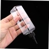 FRCOLOR 15pcs Clear Hair Dye Bottles with Pointed Mouth for