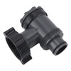 Swimming Pool Plunger Valve 38mm ABS Anti Clogging Efficient On