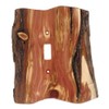 BLACK FOREST DECOR Rustic Juniper Wood Single Switch Cover –