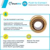 SharkBite 3/4 Inch Polybutylene Transition Coupling, Push to Connect Brass