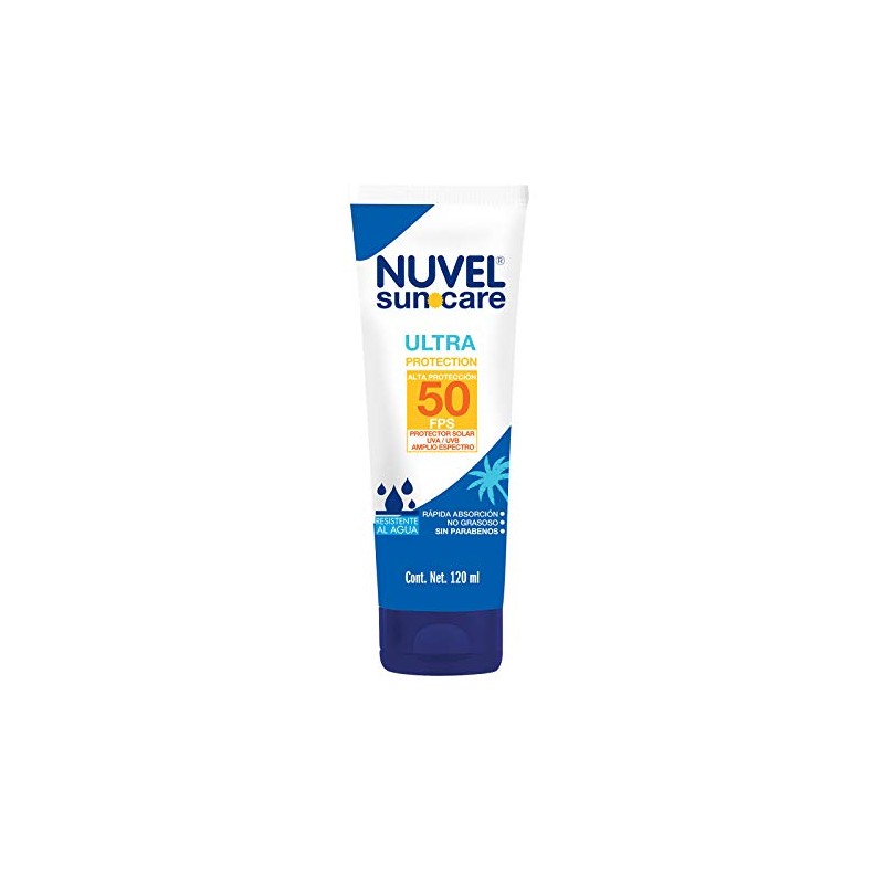 Nuvel SunCare Protector Solar para Cara y Cuerpo, 50 FPS