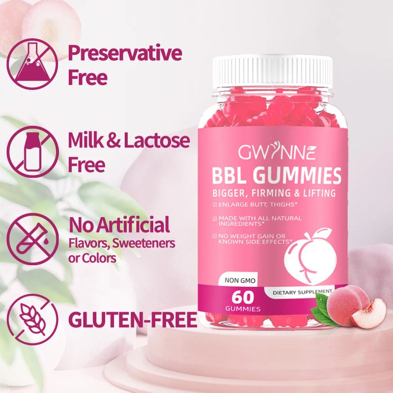 Gwynne Bbl Gummies Mejora Tu Busto Y Glteos 60 Cpsulas