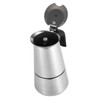 Stainless Steel Percolator Moka Pot Coffee Maker Stove Home Office