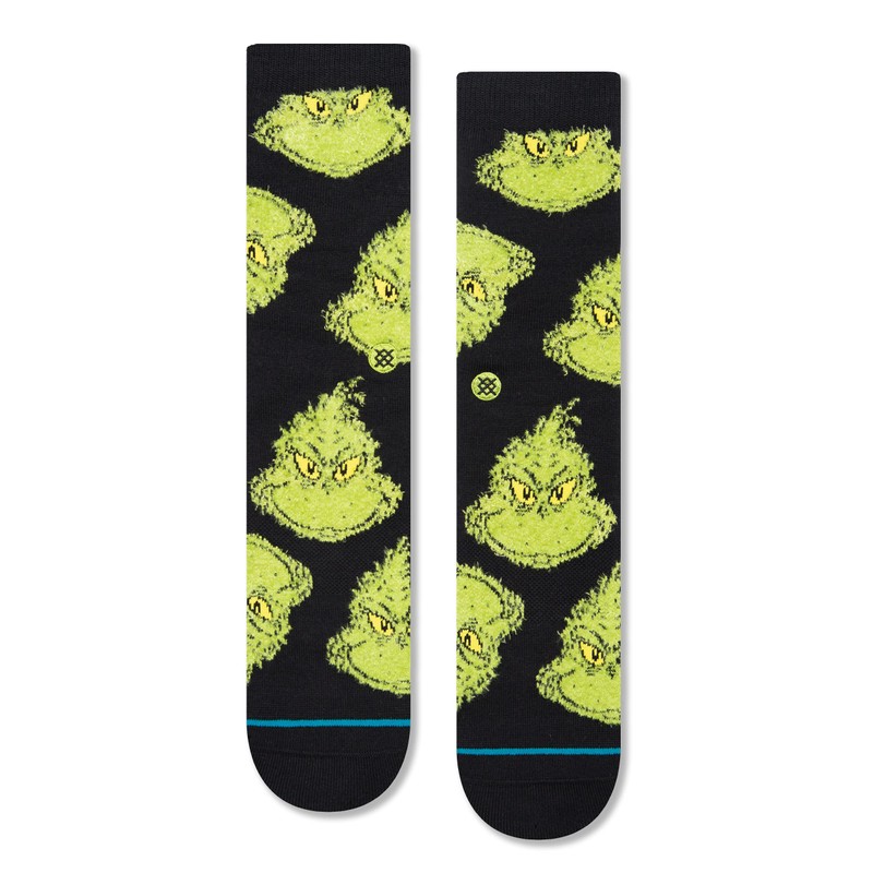Stance Crew Socks - Mean One, black