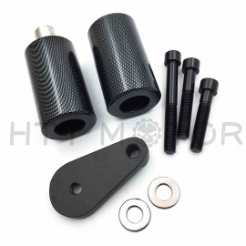 HONGK Carbon Fiber Frame Sliders Crash Protectors For Yamaha YZF R6 R6S 2003-2009