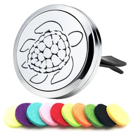 30mm Car Essential Oil Diffuser Vent Clips Car Automotive Air Fresheners Nightmare Before Christmas Car Accessories for Women(Sea Turtle)