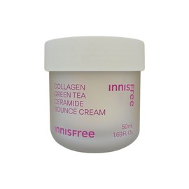 Innisfree Collagen Green Tea Ceramide Elasticity Barrier Cream 50ml / 콜라겐 그린티 세라마이드 탄력장벽 크림50ml